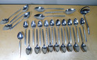 28pc Oneida CAPISTRANO Stainless Spoons Oneidacraft Deluxe Flatware