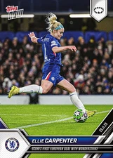 TOPPS NOW 25-2026 UWCL CHAMPIONS LEAGUE #13 ELLIE CARPENTER CHELSEA PREORDER