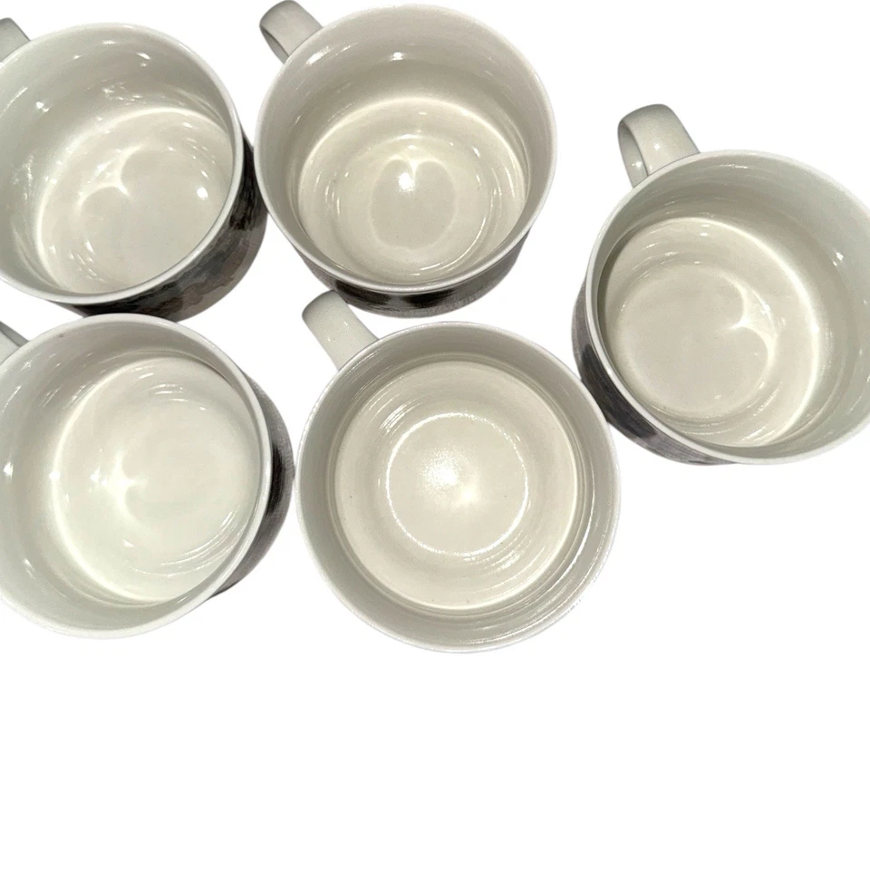 Juego de tetera de café Goebel Borgoña de 5 tazas y 5 tazas Alemania floral usado en excelente estado Foto 2 de 4