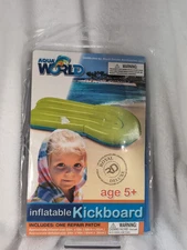 Inflatable Kickboard Aqua World Kids Age 5+ Brand New Sealed Green