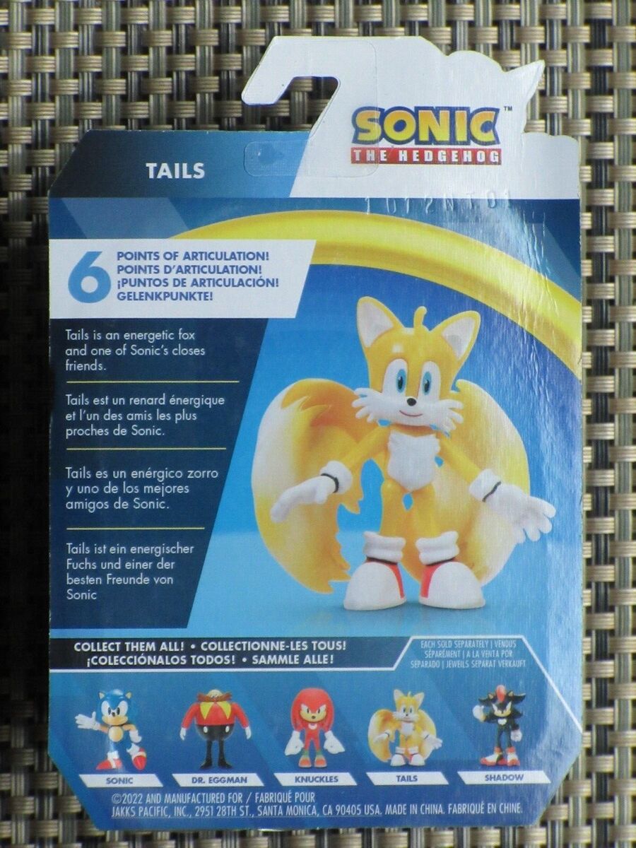  Sonic the Hedgehog 2 The Movie 4 Articulated Action Figure  Collection (Tails (Flying))