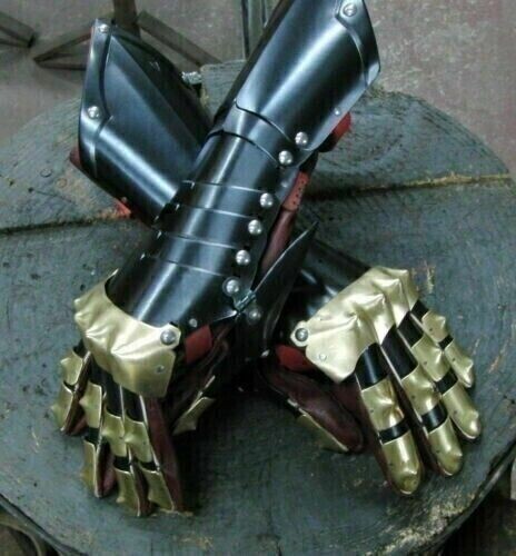 Medieval Gloves Late Gothic Knight Finger Gauntlets