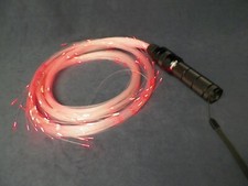 LED Fiber Optic Whip Strip Light 360 RGB Multi-Mode Flashlight Show Music Dance