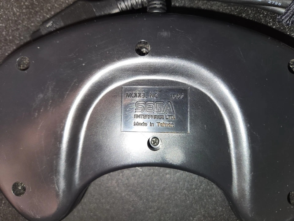 Sega Genesis Controller - Black (MK-1650 Taiwan edition) - Image 3 of 3