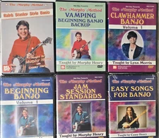 6 x The Murphy Method: BANJO by Lynn Morris, Murphy Henry, Casey Henry - ALL NEW