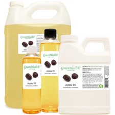 Jojoba Oil (100% Pure/Natural) - For Piercings & Tattoos - GreenHealth