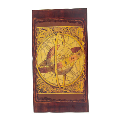 Backgammon Game Set, Wooden Handmade - ''The Earth'' Design Inlaid - Medium