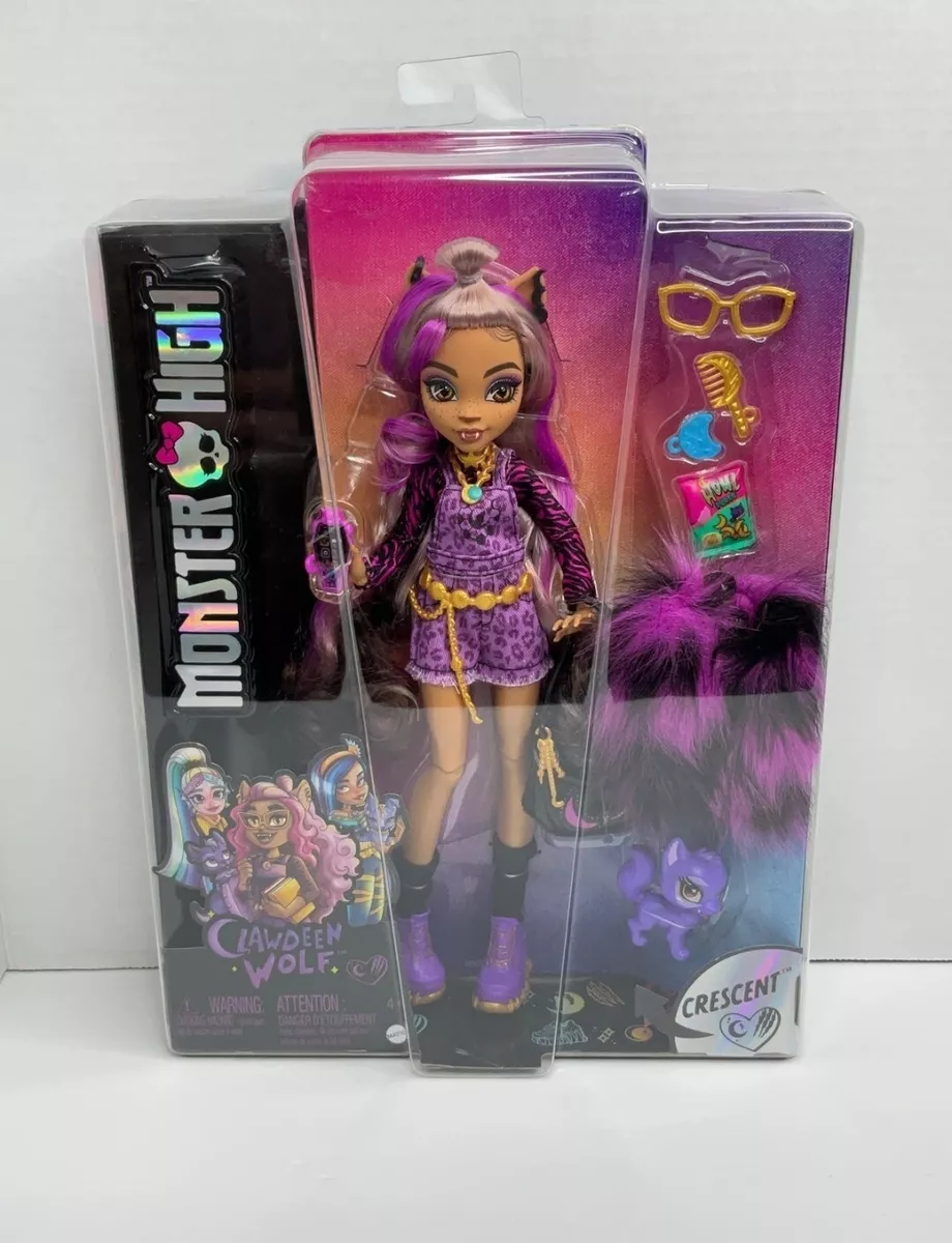 2022 Mattel Monster High Clawdeen Wolf G3 Doll New In Box Ready to Ship