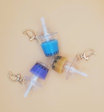 Kawaii 3D Realistic Resin Mini Boba Tea Keychain