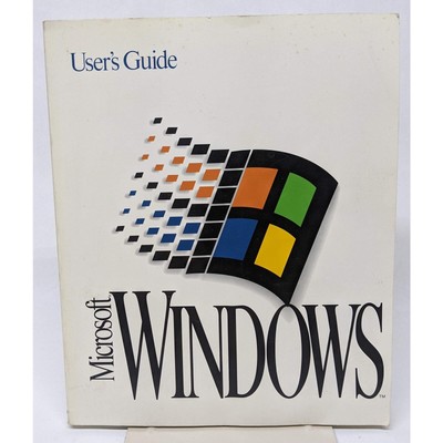 Original Microsoft Windows 3.1 User's Guide Manual