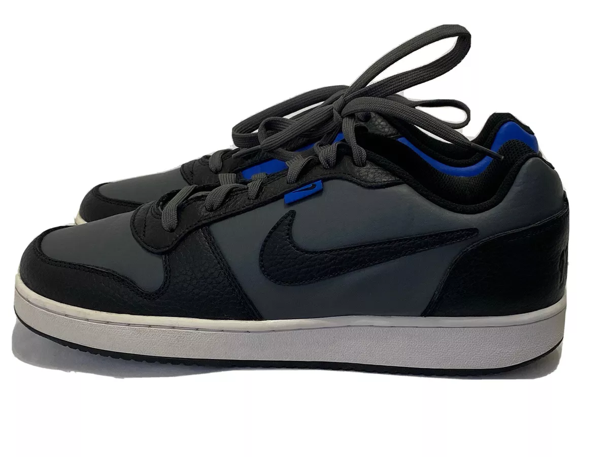 Nike Ebernon Low Premium AQ1774 004 Dark Grey/Black-Game Royal Men's 10 | eBay