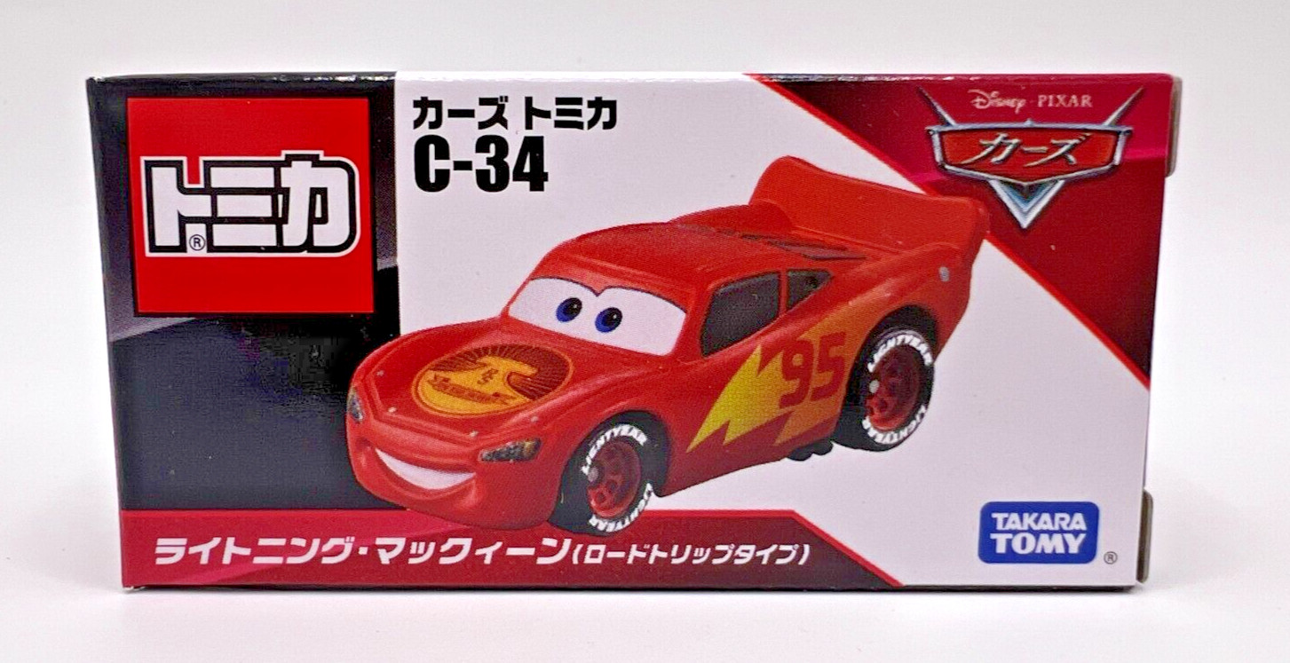 UK Stock - Takara Tomy Cars Tomica C-34 Lightning McQueen Japan Ver. New (Cars)