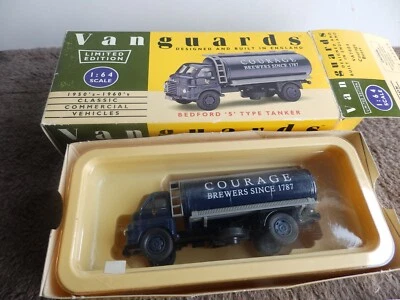 VANGUARDS Échelle 1/64 VA7004-BEDFORD S TYPE TANKER-Courage - Photo 1/4