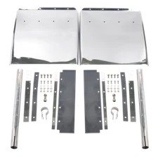 Stainless Steel Quarter Fender 24"x27" for Semi Truck Freightliner