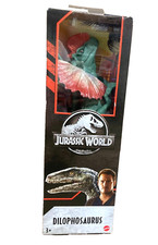 Jurassic World Dilophosaurus 12" Figure MATTEL NEW IN BOX NIB 