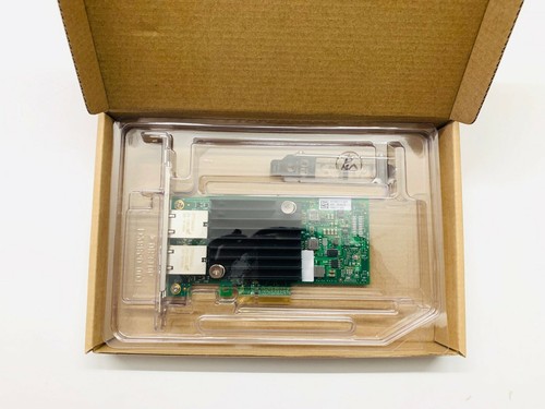 DELL Intel X550-T2 2port 10Gb Ethernet PCIe Network Adapter 4V7G2 HWWN FKHKC US  - 第 1/4 張圖片