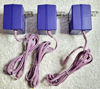 Lot of 3 GameBoy Advance Naki PowerPack Battery Charger Cable Adapter
