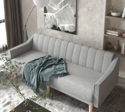 Futon Sofa Bed Couch, Convertible Sleeper Sofa, 74