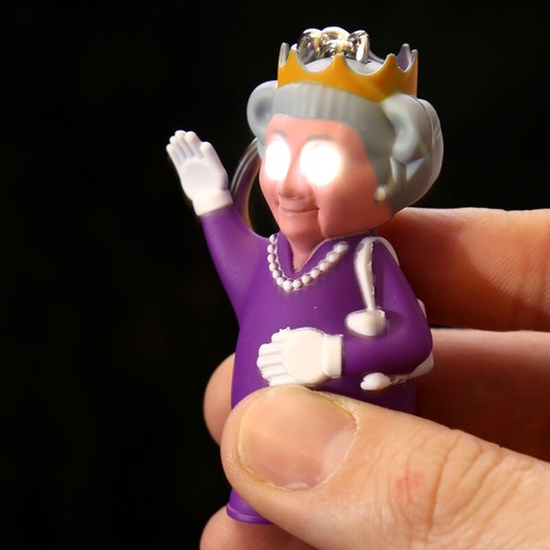 LED Light & Sound Keyring - Rule Britannia Queen Souvenirs & Seaside - Bild 5 von 6