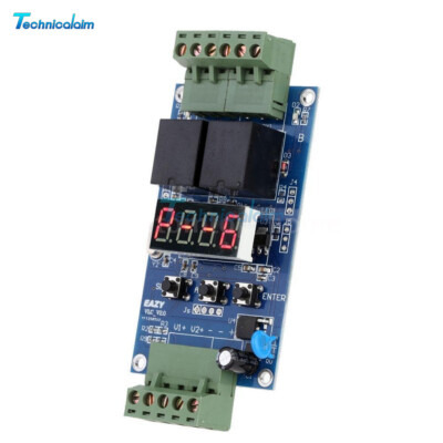 12V Digital Dual Programmable Relay Control Cycle Delay Timer Switch VLC2.0