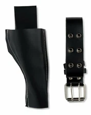 Gun Holster For Adults - Black Police Belt Set By Dress Up America