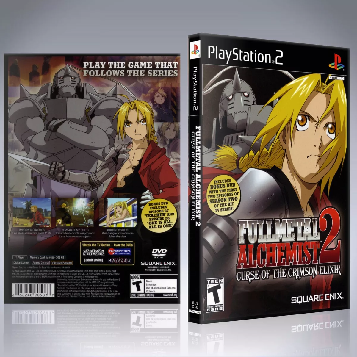 PS2 - NO GAME - Fullmetal Alchemist 2 - Curse of the Crimson Elixir