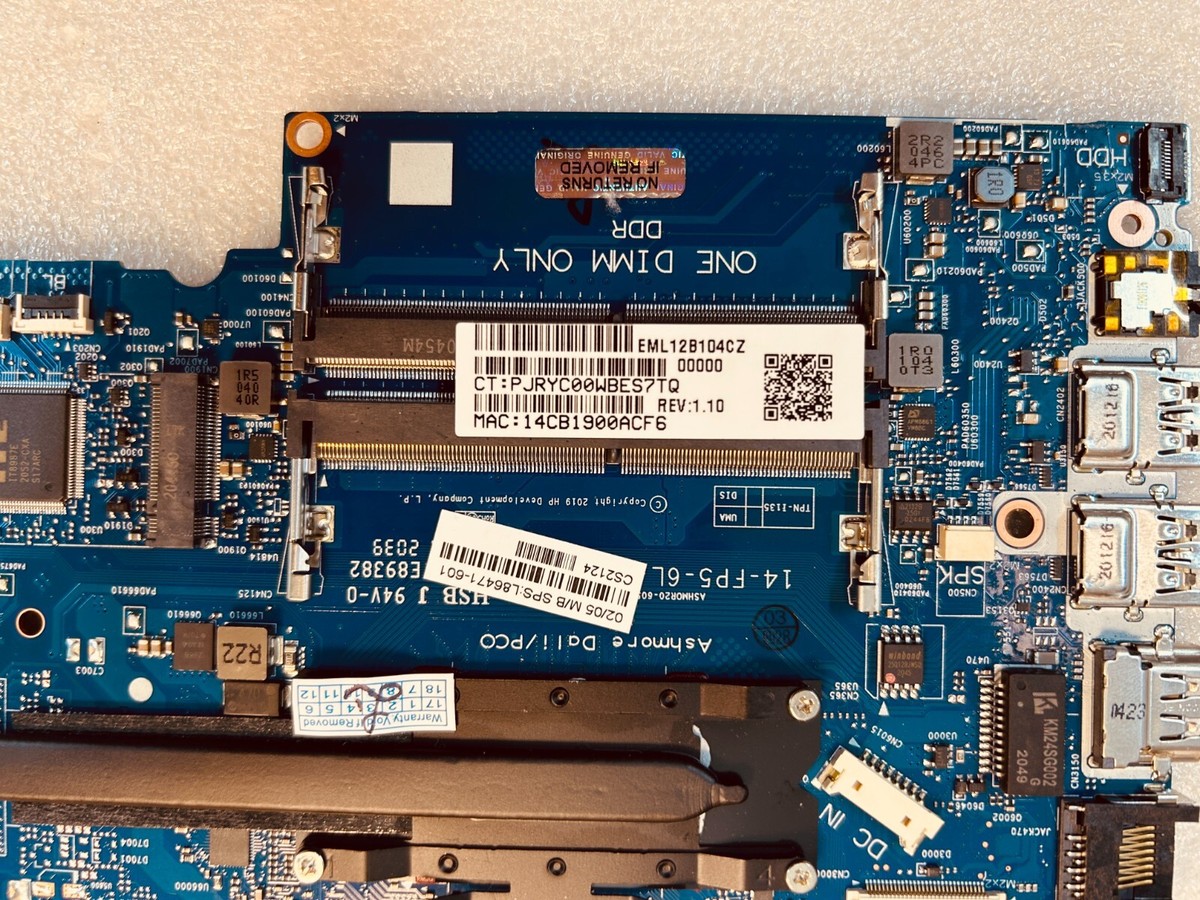 Carte Mère HP 15-BA113CL - AMD A10-9600P - BDL51 LA-D713P - Pour Pièces