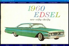 Ford Edsel Sales Brochures Digital Collection 1958 - 1959 - 1960
