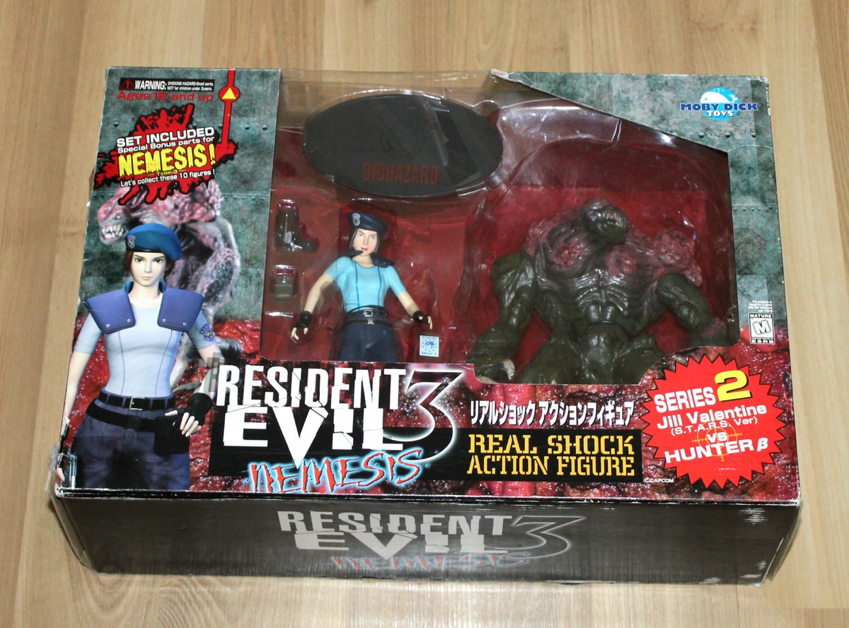 バイオハザード 3 アクションフィギュア ジル&ハンターβ Mobydick Resident Evil 3 Jill Valentine VS Hunter Moby Dick Figure Nemesis