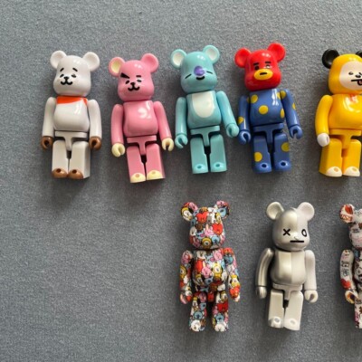 BTS BT21 BE@RBRICK MEDICOM TOY Set of 10 Figures Include