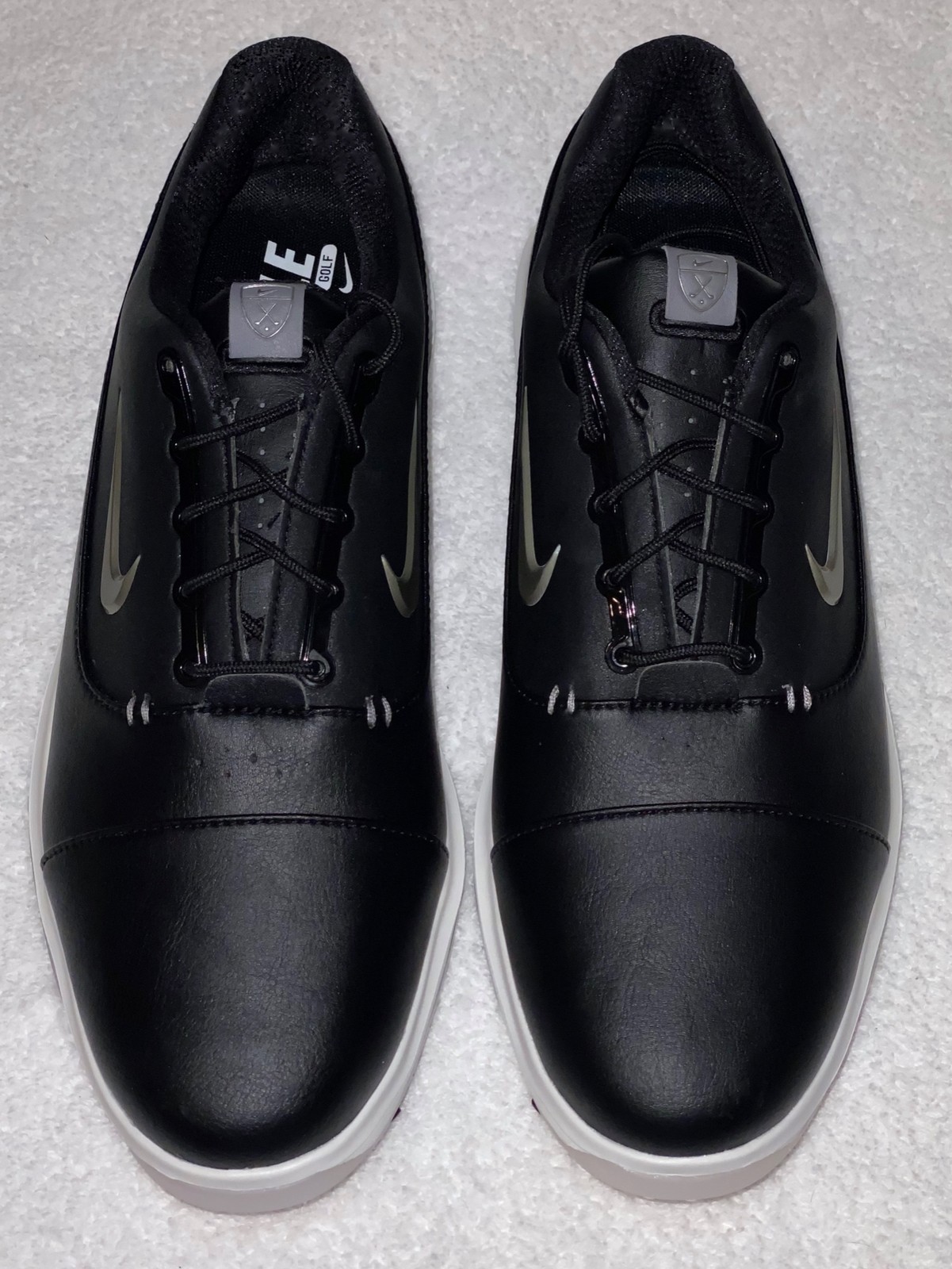 NIKE Air Zoom Victory Pro Black Metallic Pewter Golf Shoes Cleats Mens Sz 9.5 10 thumbnail 4