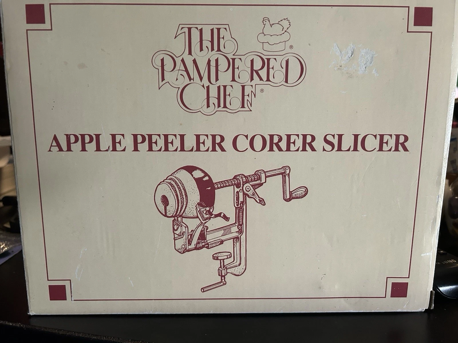 The Pampered Chef Apple Peeler Corer Slicer Model #2430 BN Never Used!!!
Opens in a new window or ta