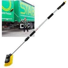 Waschbürste Auto LKW Bürste Autowaschbürste Teleskop Stiel 106-180 cm ausziehbar