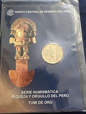 “Tumi de Oro” 1 Sol Coin • Wealth and Pride of Peru • Official BCRP Blister