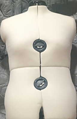 Beige Adjustable Female Dressmaker's Dummy,  Form for Sewing & Tailoring