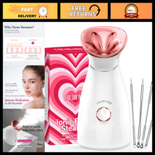 Nano Ionic Facial Steamer for Deep Cleansing Spa Treatment - Home Skincare Devic