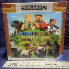 Minecraft Board Game Heroes of the Village 100% Complete Ravensburger