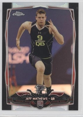 2014 Topps Chrome Black Refractor 12/299 Jeff Mathews #113 Rookie RC 1u0