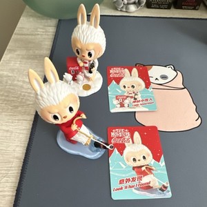 Coca-Cola The Monsters Pop Mart Figurine Set White Red Soda Theme