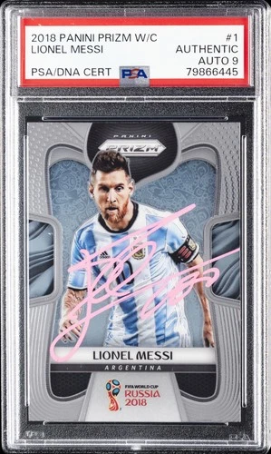 World Cup Lionel Messi 2018 Panini Prizm World Cup Lionel Messi #1 Auto