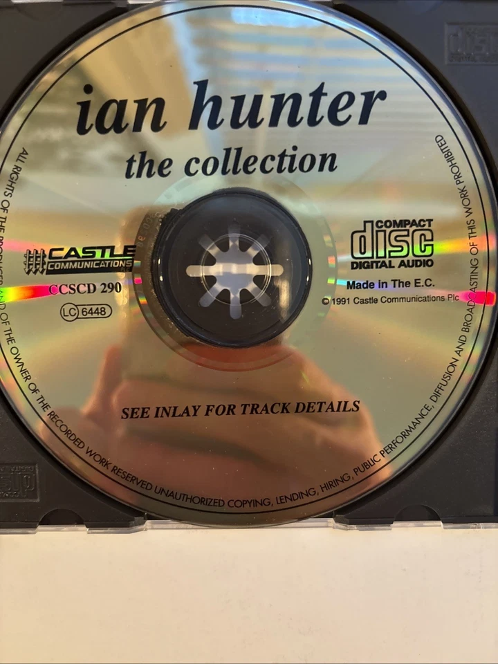 IAN HUNTER - THE COLLECTION 1991 CD ALBUM MOTT THE HOOPLE 16 Track No Back Cover Foto 2 de 3