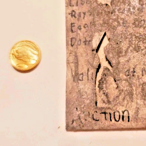 Republica Mint Union Ounce Of Flying Libertys Gold Crested $500 Gold Coin USA.o