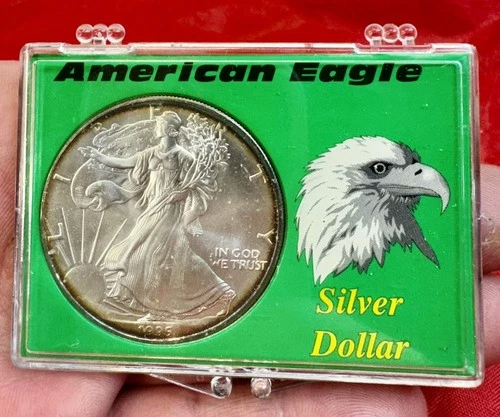 1995 Uncirculated American Silver Eagle Liberty 1 Troy Oz .999 Fine Silver