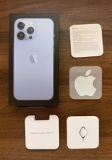 Empty Box Only for Apple iPhone 13 Pro 128 GB Sierra Blue n9