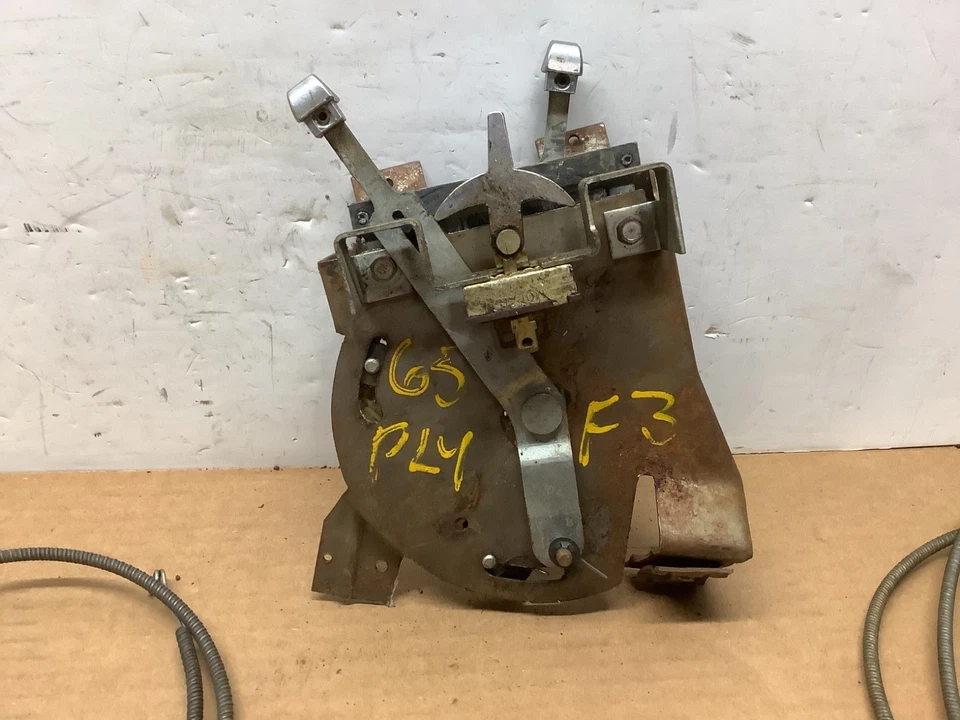 MOPAR 1965 1966 PLYMOUTH FURY3 道奇 POLARA 加热器控制和电缆 OEM — 第 3/4 张图片