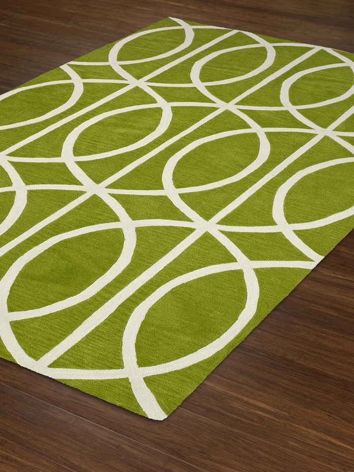 Dalyn IF5CL Clover Infinity Circles Modern 8x10 Lines Area Rug - Approx 8' x 10' - Image 3 of 3