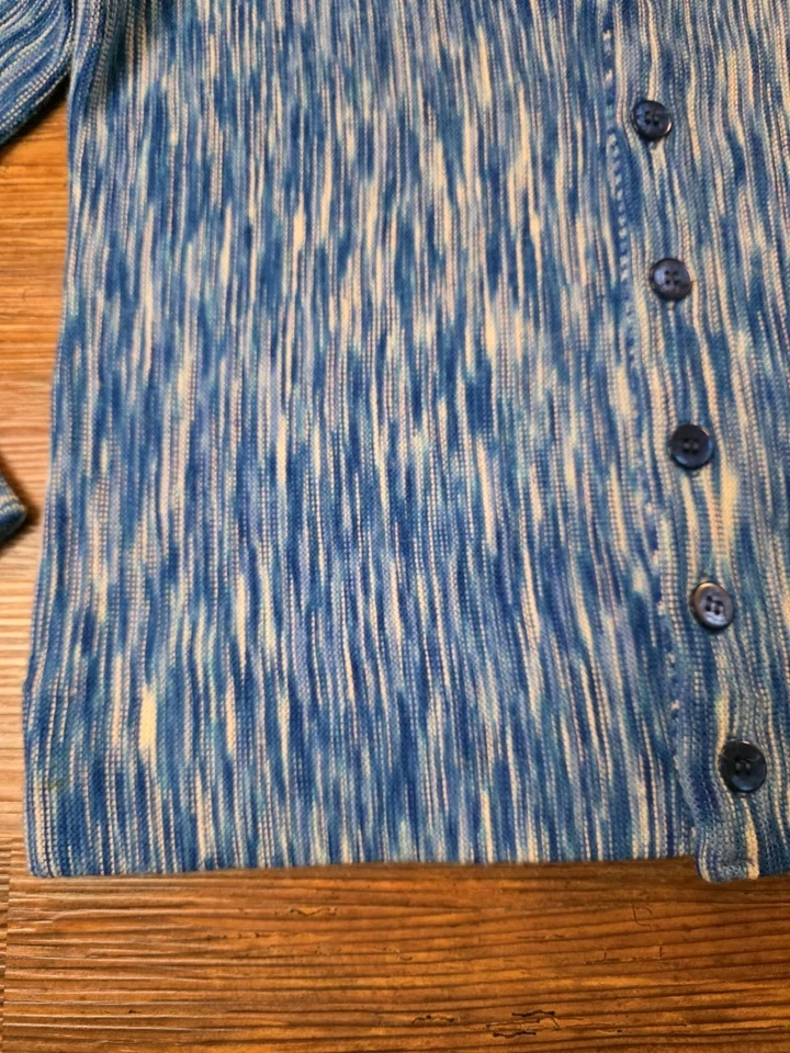 Cárdigan Suéter Vintage Años 50 Campus Orlon Abotonado Medio Azul De Colección Años 50 60 Foto 3 de 4