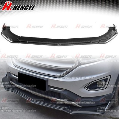 Carbon Fiber Für Ford Edge 2015-2021 Front Spoiler Lippe Stoßstange Frontansatz