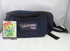 California Pak Navy Blue Fanny Pack Belt Waist Bag Travel Active - NEW with tags