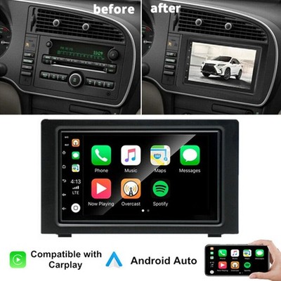For 07-11 Saab 9-3 93 7'' Carplay Android Auto 2+32GB Stereo Radio GPS Head Unit